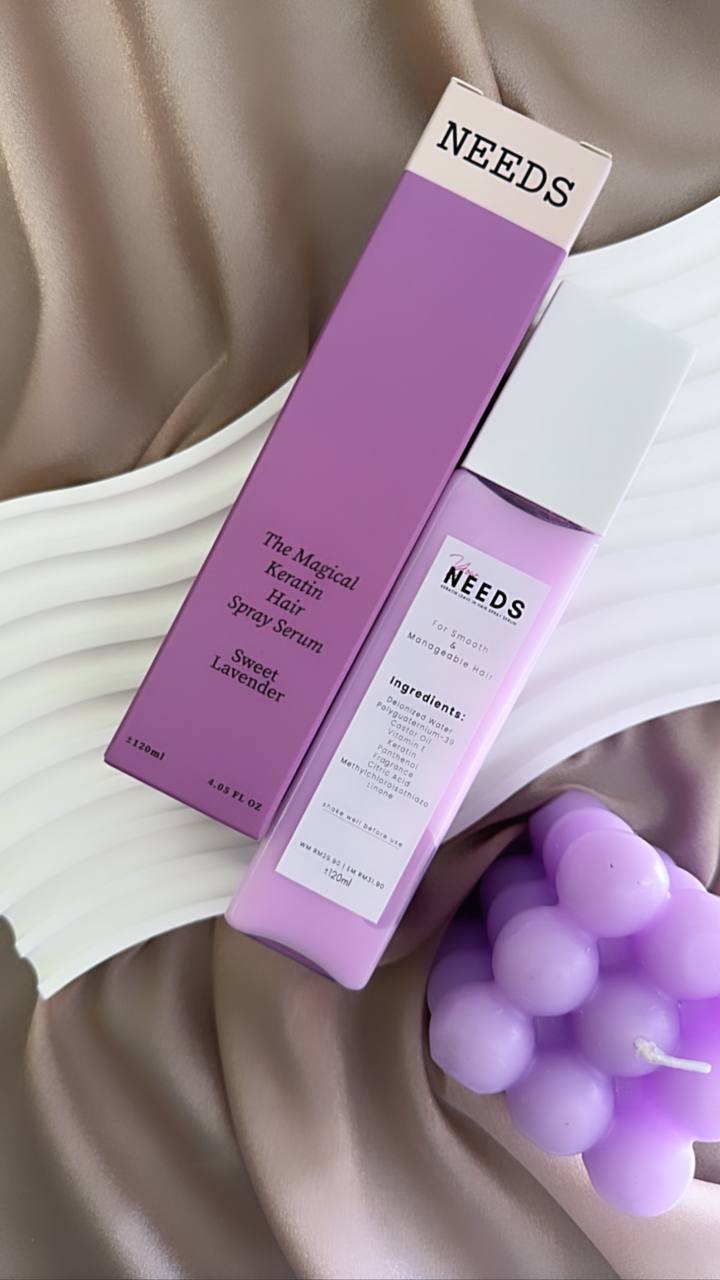 NEEDS Keratin Hair Spray Serum (120ml) - Purple