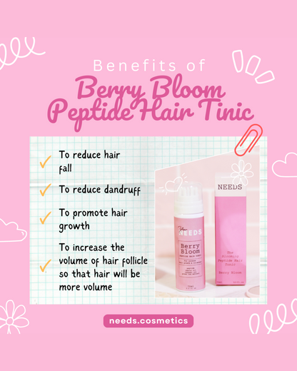 Berry Bloom Peptide Hair Tonic 70ml